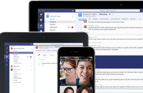 Microsoft Teams Video Conferencing