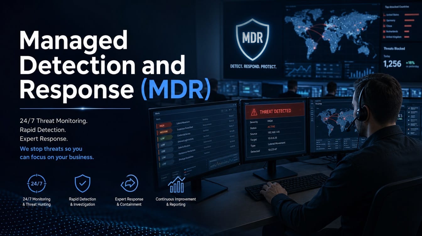 Managed Detection and Response (MDR) Services | 24/7 SOC