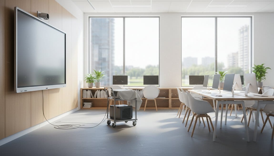 How to Replace Projector with Interactive Whiteboard Guide